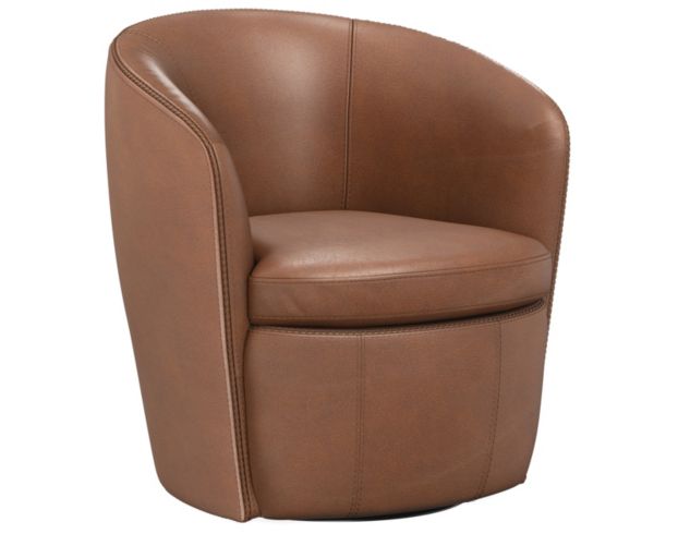 Parker House Barolo Whiskey 100% Leather Swivel Club Chair large image number 1
