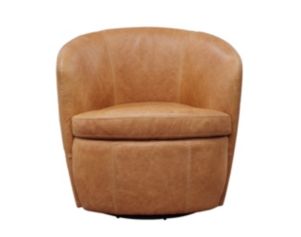 Parker House Barolo Saddle 100% Leather Swivel Club Chair