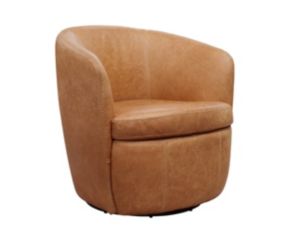 Parker House Barolo Saddle 100% Leather Swivel Club Chair