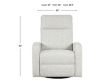 Parker House Thriller Quartz Power Swivel Glider Recliner small image number 7