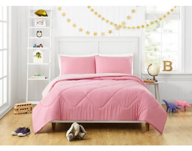 Peking Handicraft Urban Playground Pink 3-Piece Full Comforter large image number 4