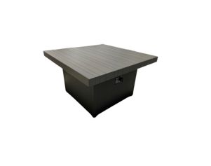 Plank & Hide 42-Inch Square Charcoal Fire Pit