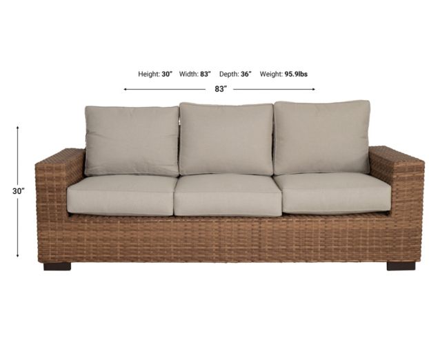Plank & Hide Isla Outdoor Sofa large image number 7