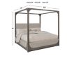 Pulaski Griffith King Canopy Bed small image number 7