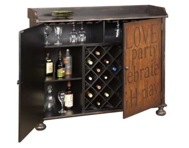 Pulaski 50-Inch Wine Cabinet With Wine Rack large image number 2