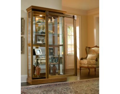 Pulaski PFC Curios Two-Way Sliding Door Curio