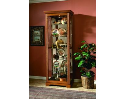 Pulaski PFC Curios 2 Way Sliding Door Curio