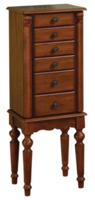 Powell Deep Cherry Jewelry Armoire Homemakers Furniture