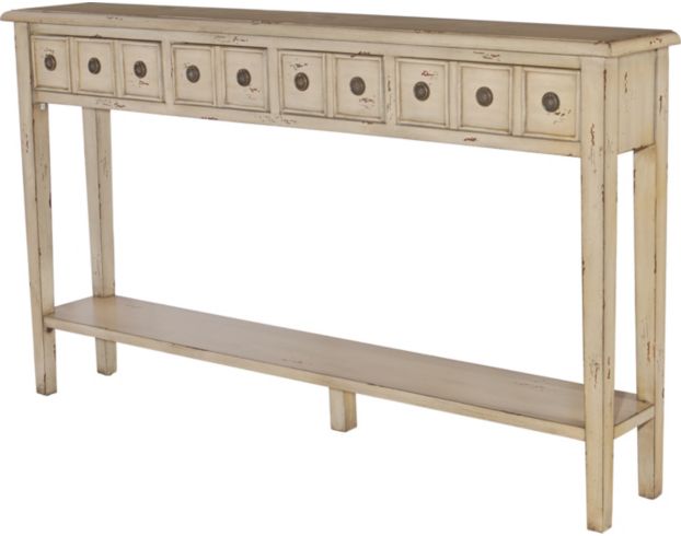 Powell Sadie Cream Console Table large image number 1