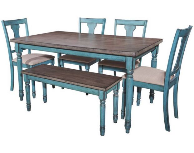 Powell Willow 6-Piece Dining Set large image number 1