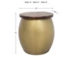Powell Dreyfus Small Gold Drum with Storage small image number 5