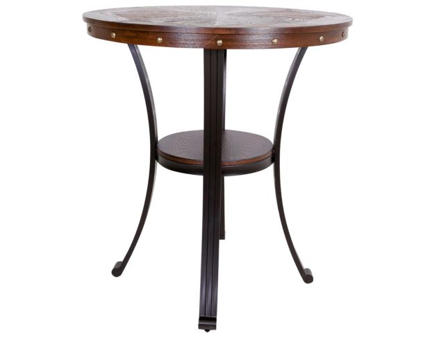 Powell Franklin Brown Pub Table large image number 1