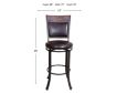 Powell Franklin Brown 3-Piece Pub Set small image number 9