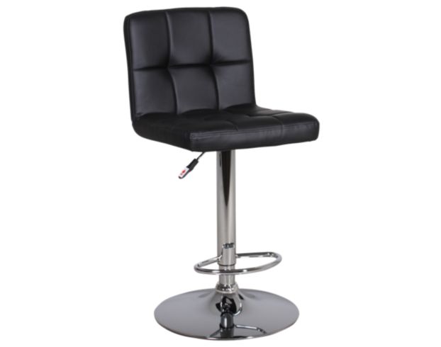 Black bar stools adjustable hot sale