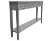 Powell Sadie Gray Console Table small image number 2
