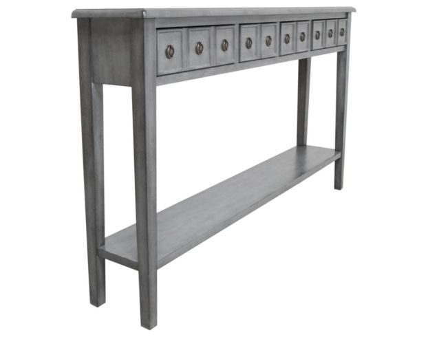 Powell Sadie Gray Console Table large image number 2