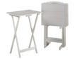Powell Fairfield White TV Trays small image number 1