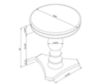 Powell Hannon Hazelnut Side Table small image number 5