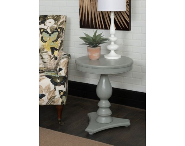 Powell Hannon Gray Side Table large image number 2