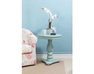 Powell Hannon Teal Blue Side Table