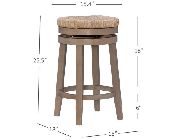 Powell Maya Natural Counter Stool large image number 4