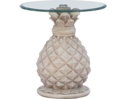 Powell Shaped Table Pineapple Side Table