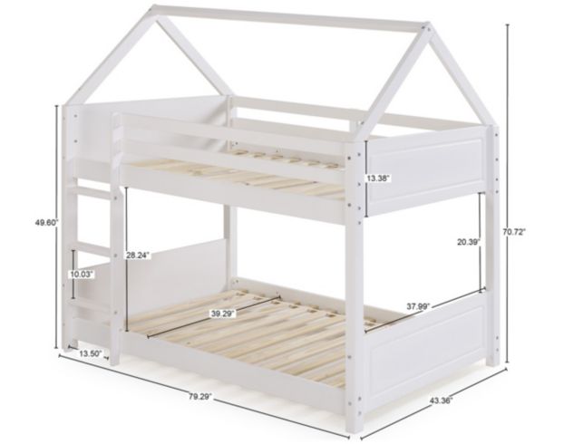 powell twin princess bed with mattress