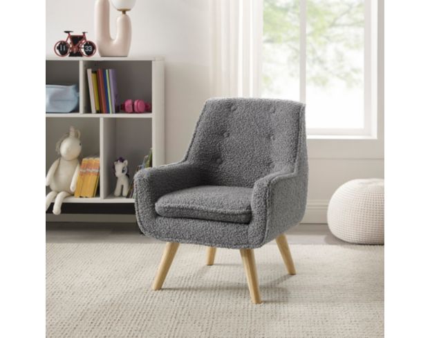 Grey childrens chair hot sale