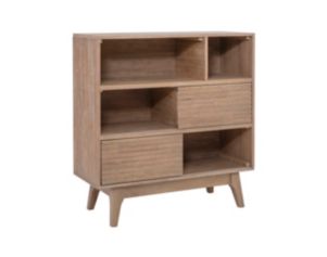 Powell Waves Natural Bookcase