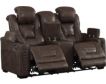 Pri Big Chief Power Recline Console Loveseat small image number 3