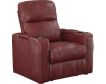 Pri Larson Red Power Recliner small image number 1