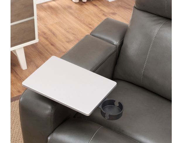 Pri Larson Gray Power Recliner large image number 4