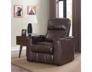 Pri Larson Brown Power Recliner