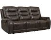 Pri Rhyme Leather Power Recline Sofa small image number 1