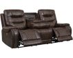 Pri Rhyme Leather Power Recline Sofa small image number 2
