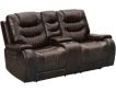 Pri Rhyme Leather Power Recline Loveseat with Console small image number 1