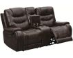 Pri Rhyme Leather Power Recline Loveseat with Console small image number 2