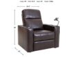 Pri A734 Brown Power Recliner small image number 9