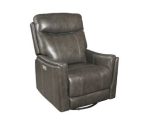 Pri Extra Point Leather Power Swivel Glider Recliner
