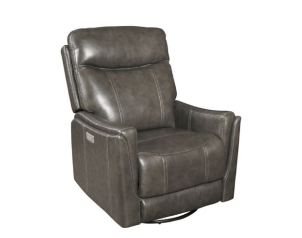 Pri Extra Point Leather Power Swivel Glider Recliner large image number 1