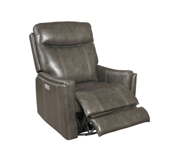 Pri Extra Point Leather Power Swivel Glider Recliner large image number 2