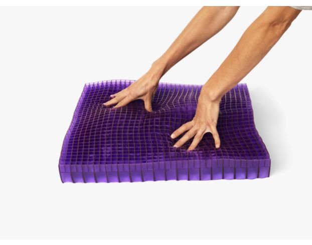 Rectangular Purple Ultimate Seat Rubber Grid Cushion Pressure Reducing  Large