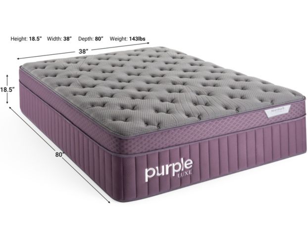 Purple Rejuvenate Premier Medium Twin XL Mattress large image number 9