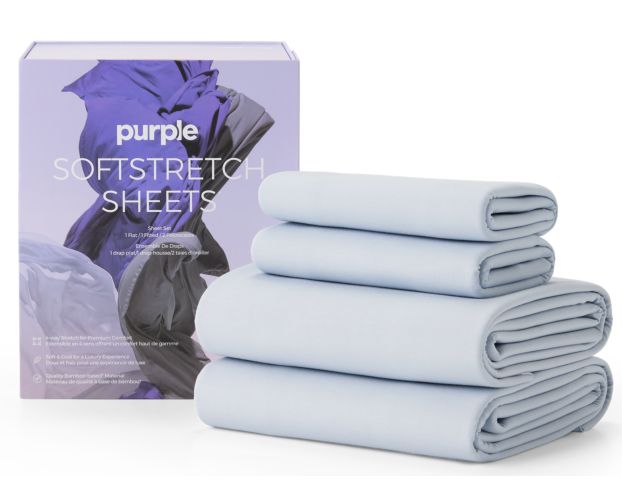 Purple King/Cal King Morning Mist SoftStretch Sheet large image number 1