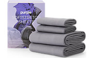 Purple Innovation Stormy Grey Split King SoftStretch Sheets