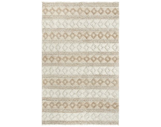 Rizzy Capri 8' X 10' Tan and Cream Rug large image number 1