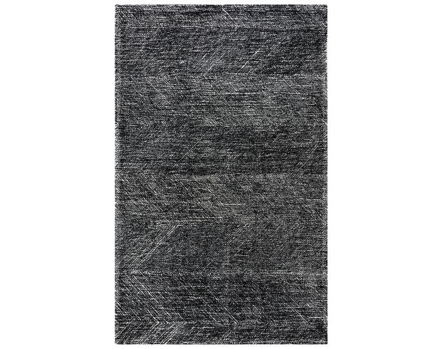 Rizzy Etchings 8' X 10' Black Rug large image number 1