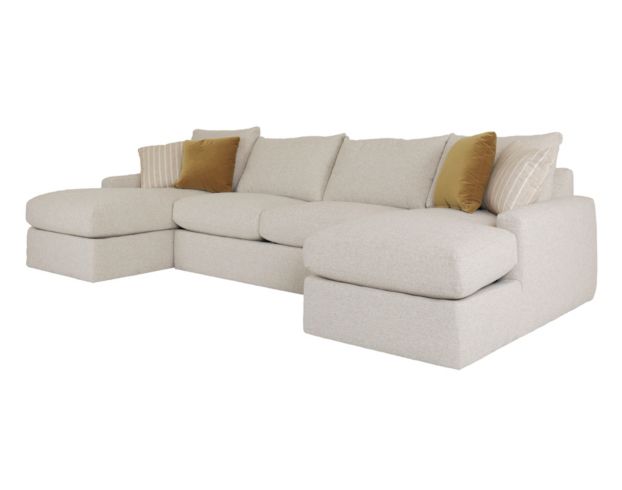 Rowe Furniture Lounge Alden 3-Piece Natural Double Chaise Sectional large image number 2