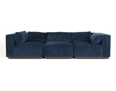 Rowe Furniture Dimitry Indigo 3-Piece Sectional