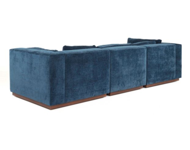 Rowe Furniture Dimitry Indigo 3-Piece Sectional large image number 5